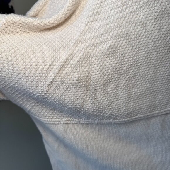 Vintage Embroidered Forrest Deer Soft Cream Crewneck Sweater - Picture 8 of 10